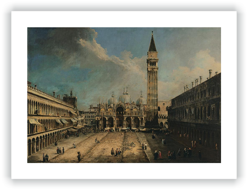 Vista de la Plaza San Marco en Venecia