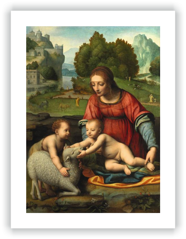 La Virgen con el Niño y San Juanito