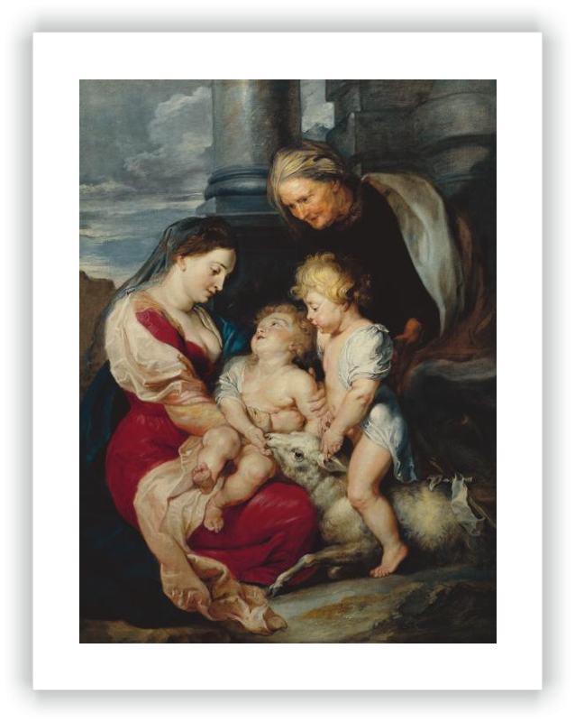 La Virgen y el Niño con santa Isabel y san Juanito
