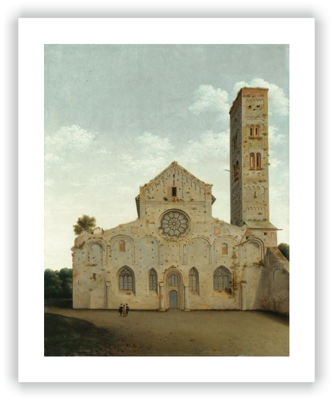 La fachada occidental de Santa María de Utrecht
