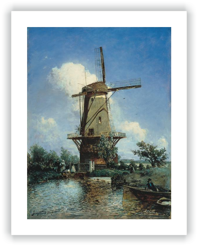 Molino cerca de Delft
