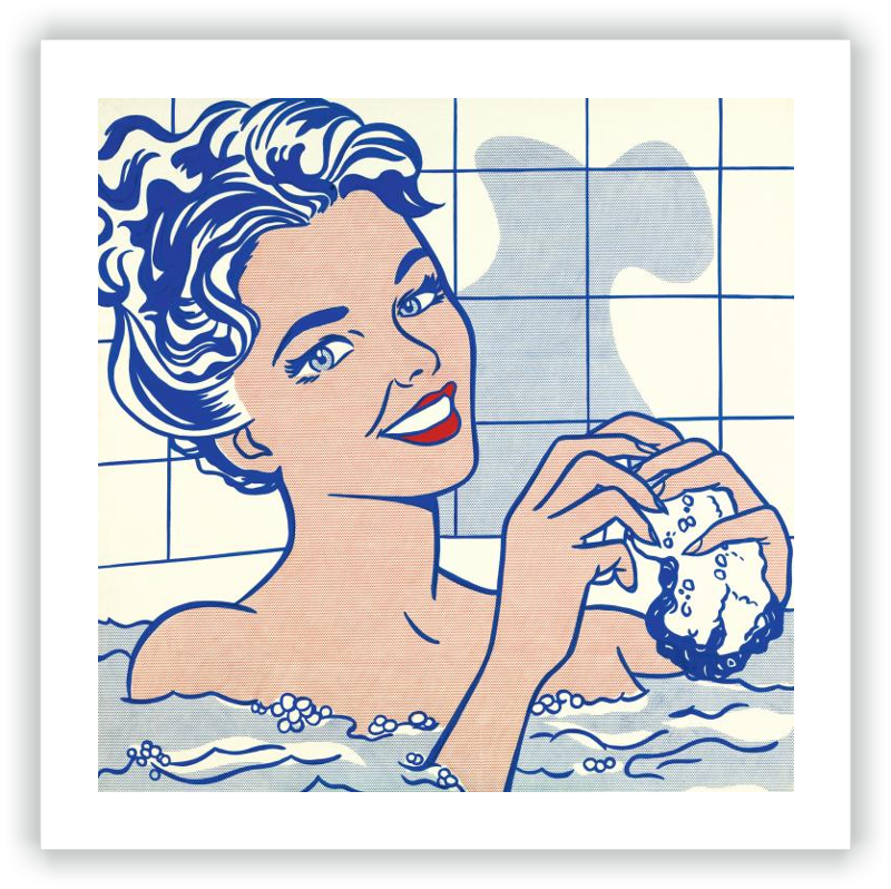Mujer en el baño