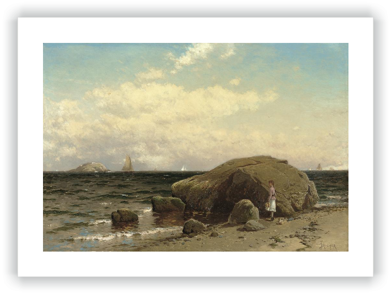 Contemplando el mar
