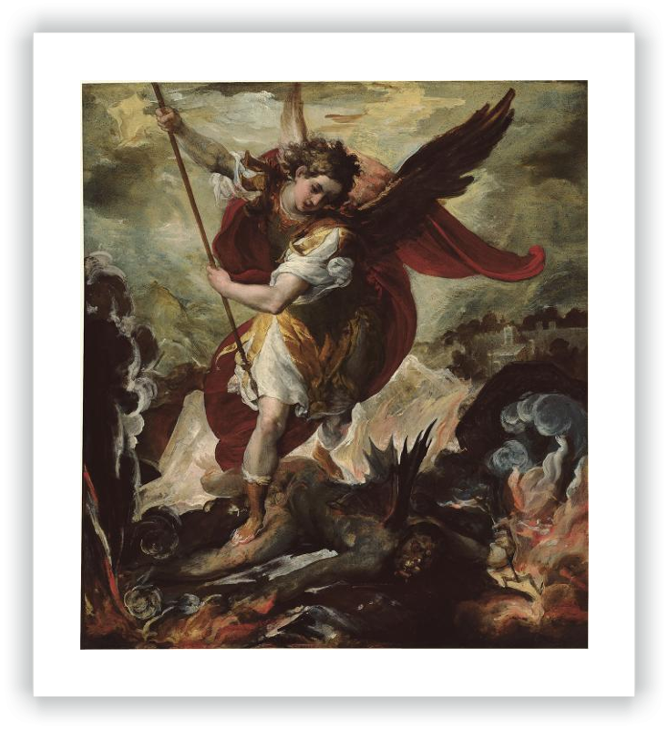 San Miguel Arcángel venciendo a Lucifer