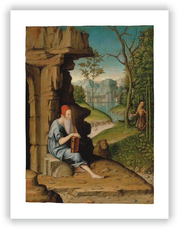 Saint Jerome in the desert