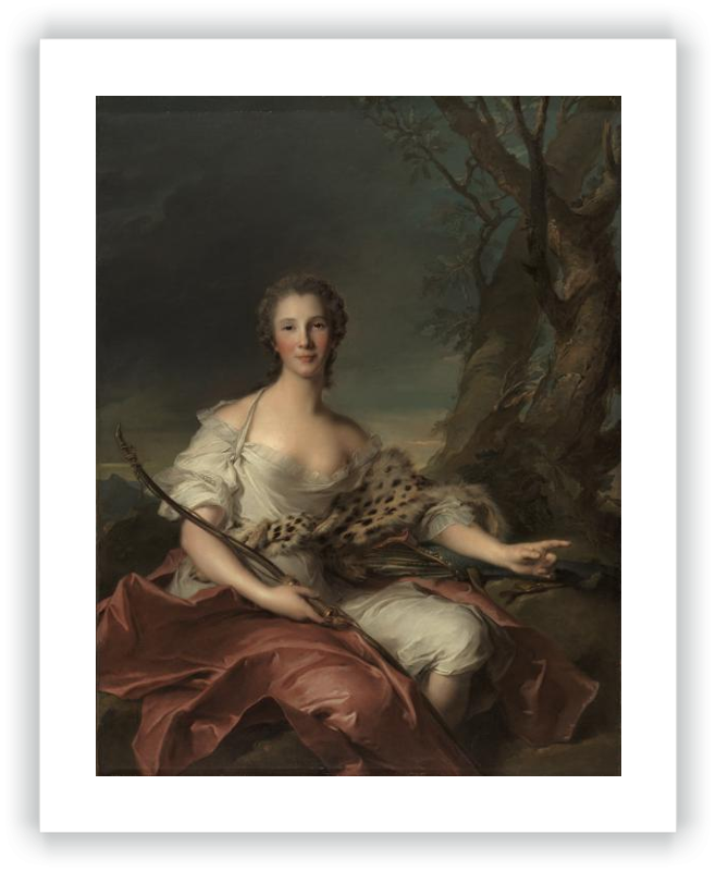Retrato de Madame Bouret como Diana