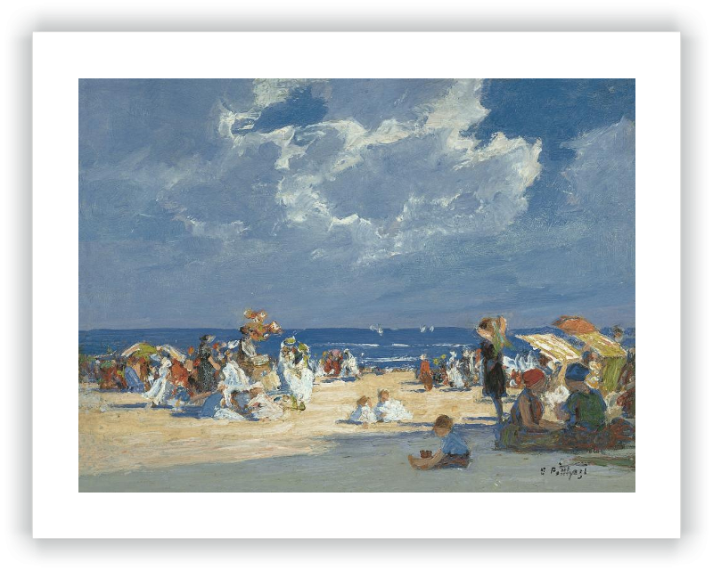 Scene on the beach