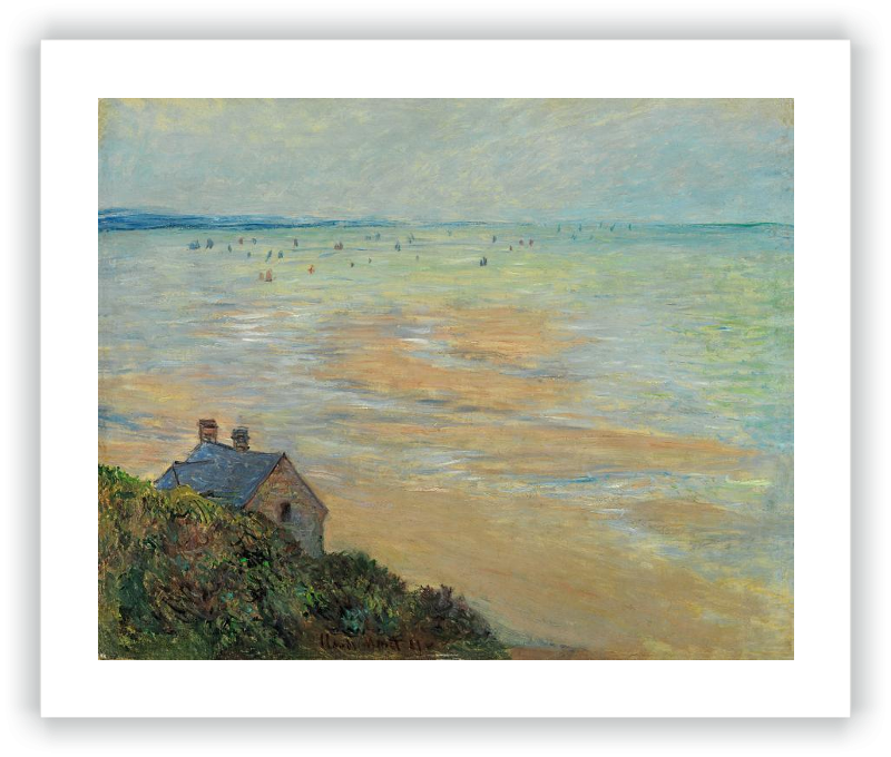 La cabaña en Trouville, marea baja
