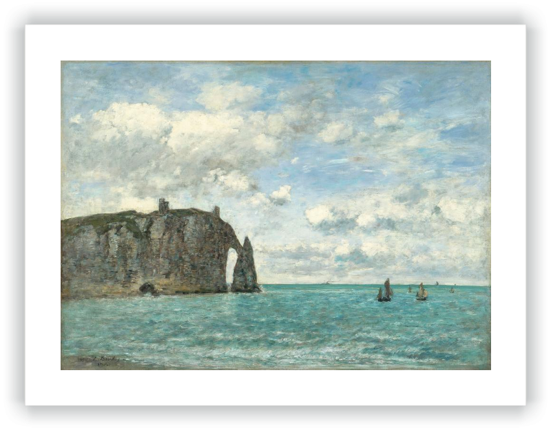 Étretat. El acantilado de Aval