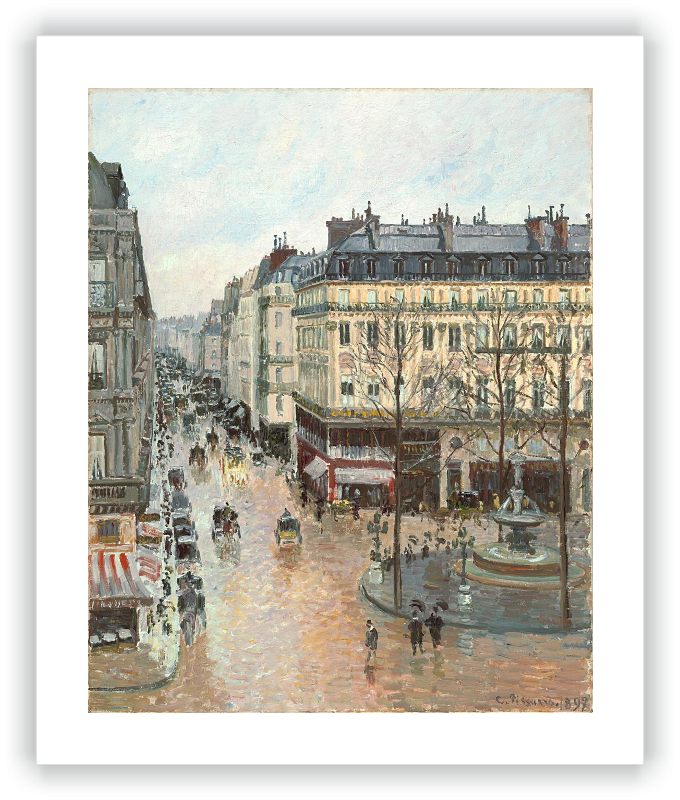 Rue Saint-Honoré por la tarde