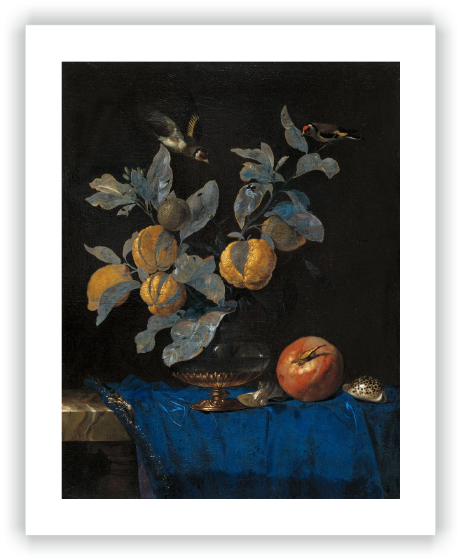 Bodegón con frutas