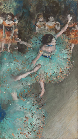 Swinging ballerina (Green ballerina)