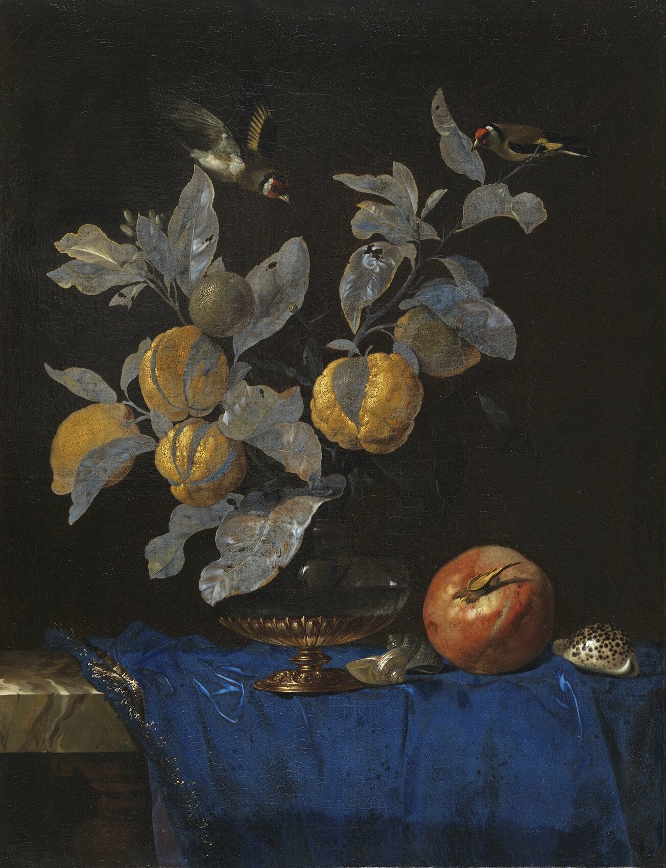Willem van Aelst: Bodegón con frutas, 1664