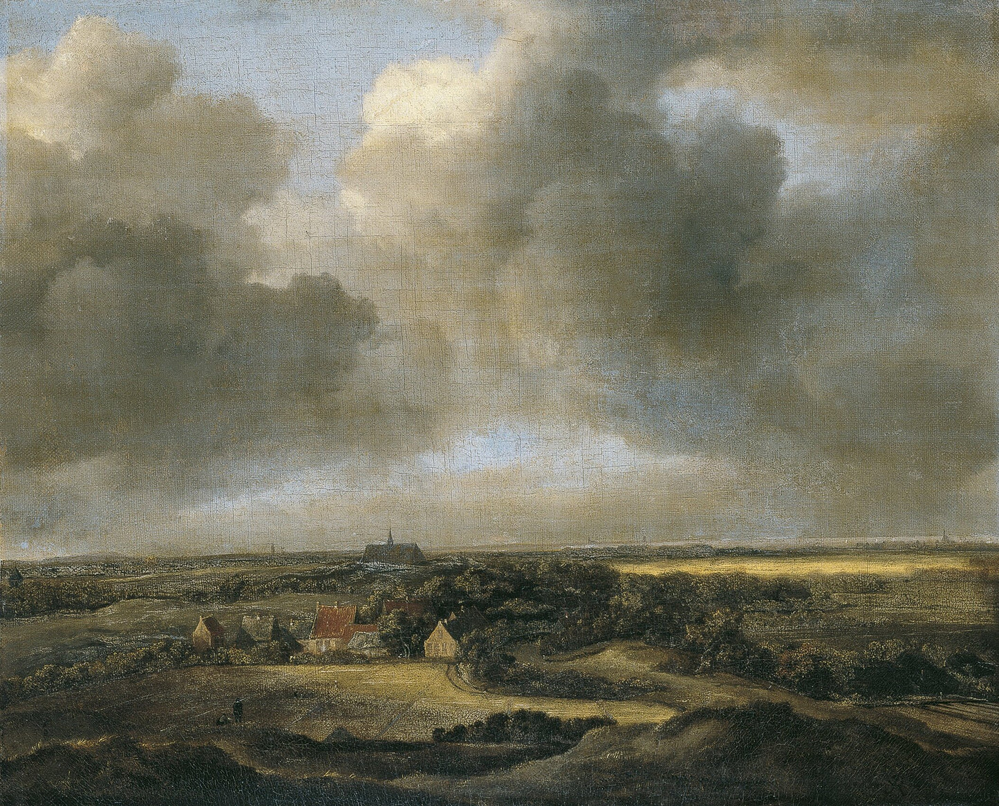 Jan Lievens: Paisaje con el descanso durante la huída de Egipto, c.1640-1645