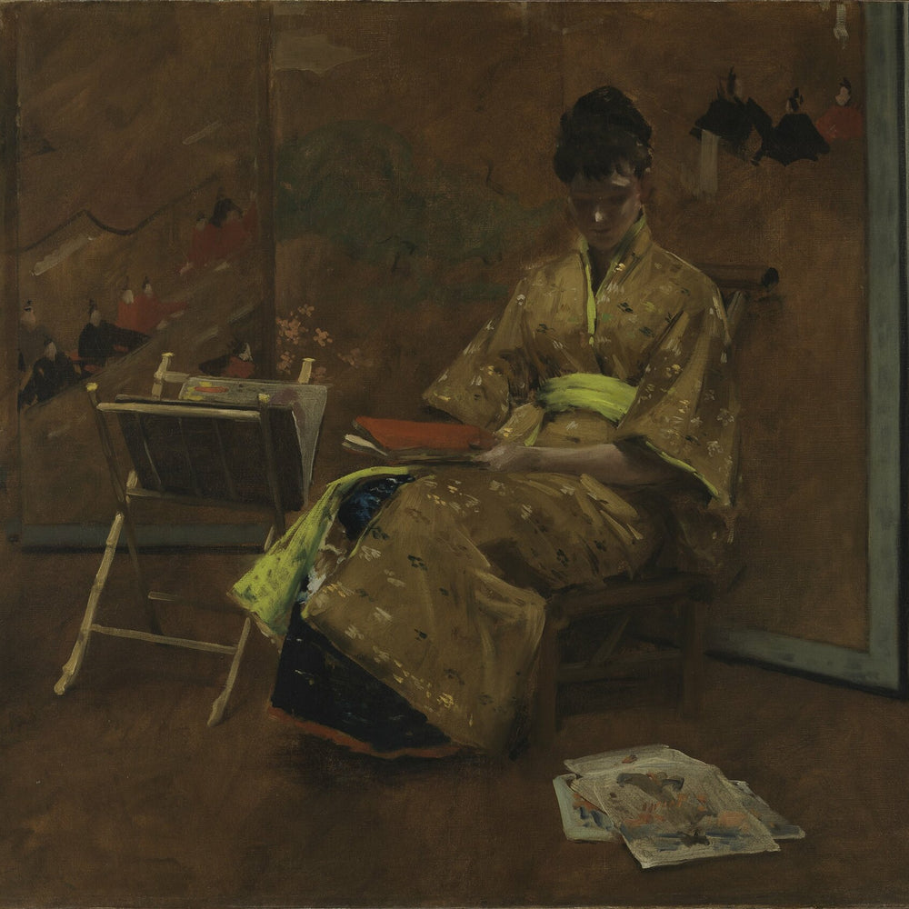 William Merritt Chase: El quimono, c. 1895