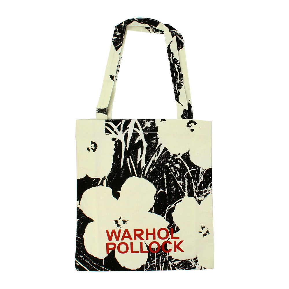 Bolsa tote diseño flores Warhol Pollock