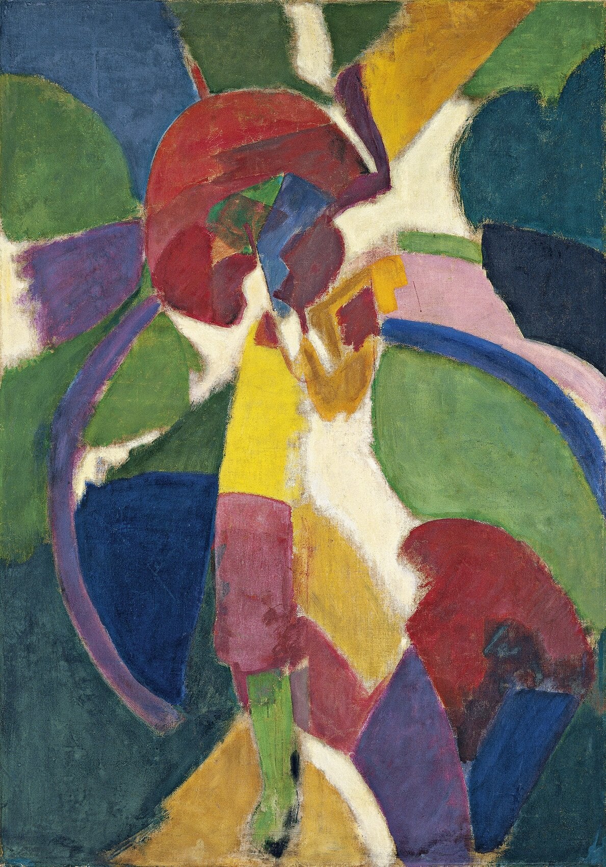 Robert Delaunay: Mujer con sombrilla, 1913