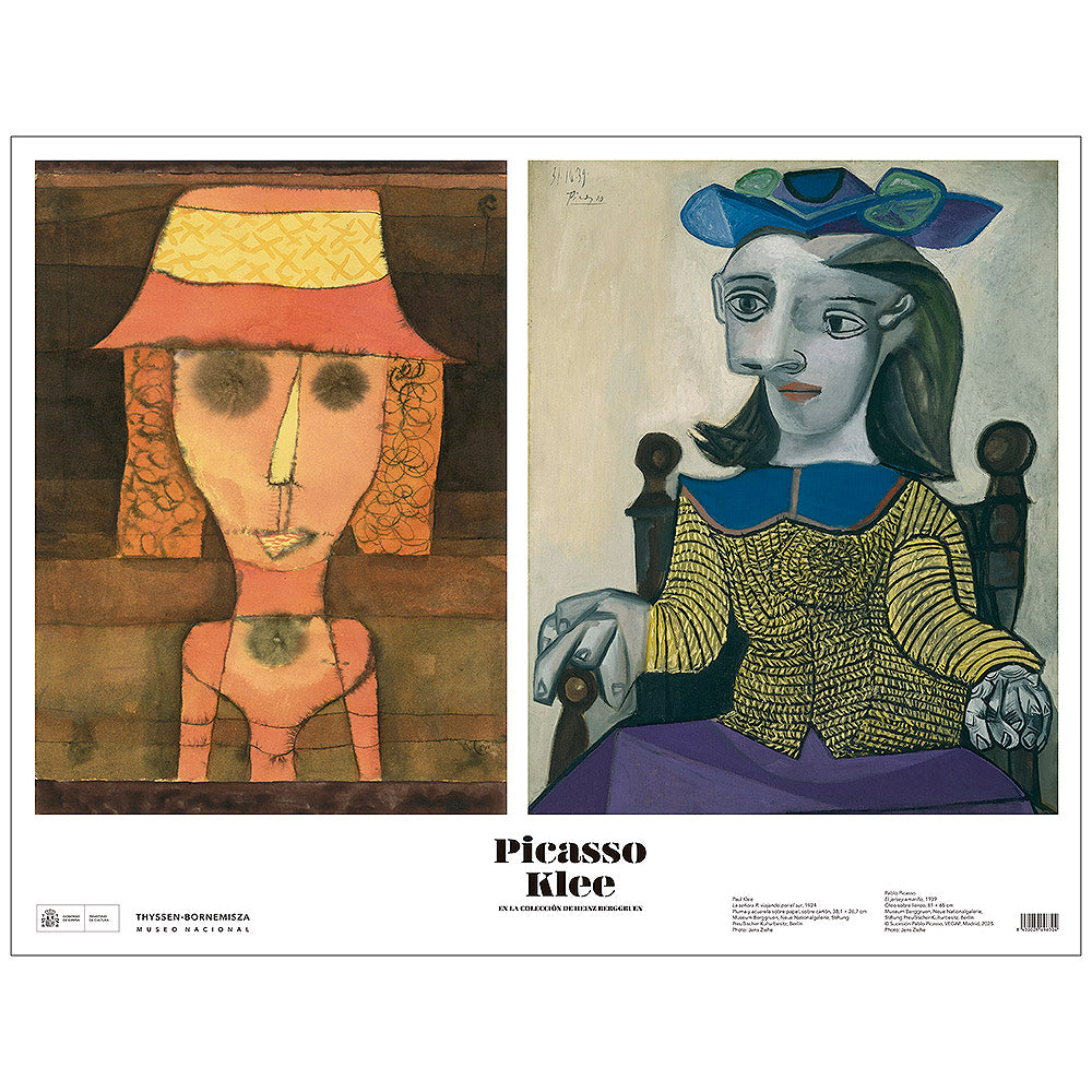 Poster exposición Picasso y Klee en la colección de Heinz Berggruen