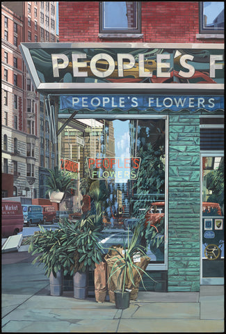 Poster Richard Estes. People's Flower, 1971