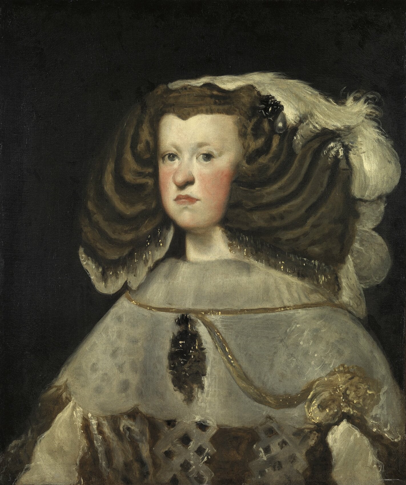 Diego de Velázquez: Retrato de doña Mariana de Austria, reina de España, 1655-1657