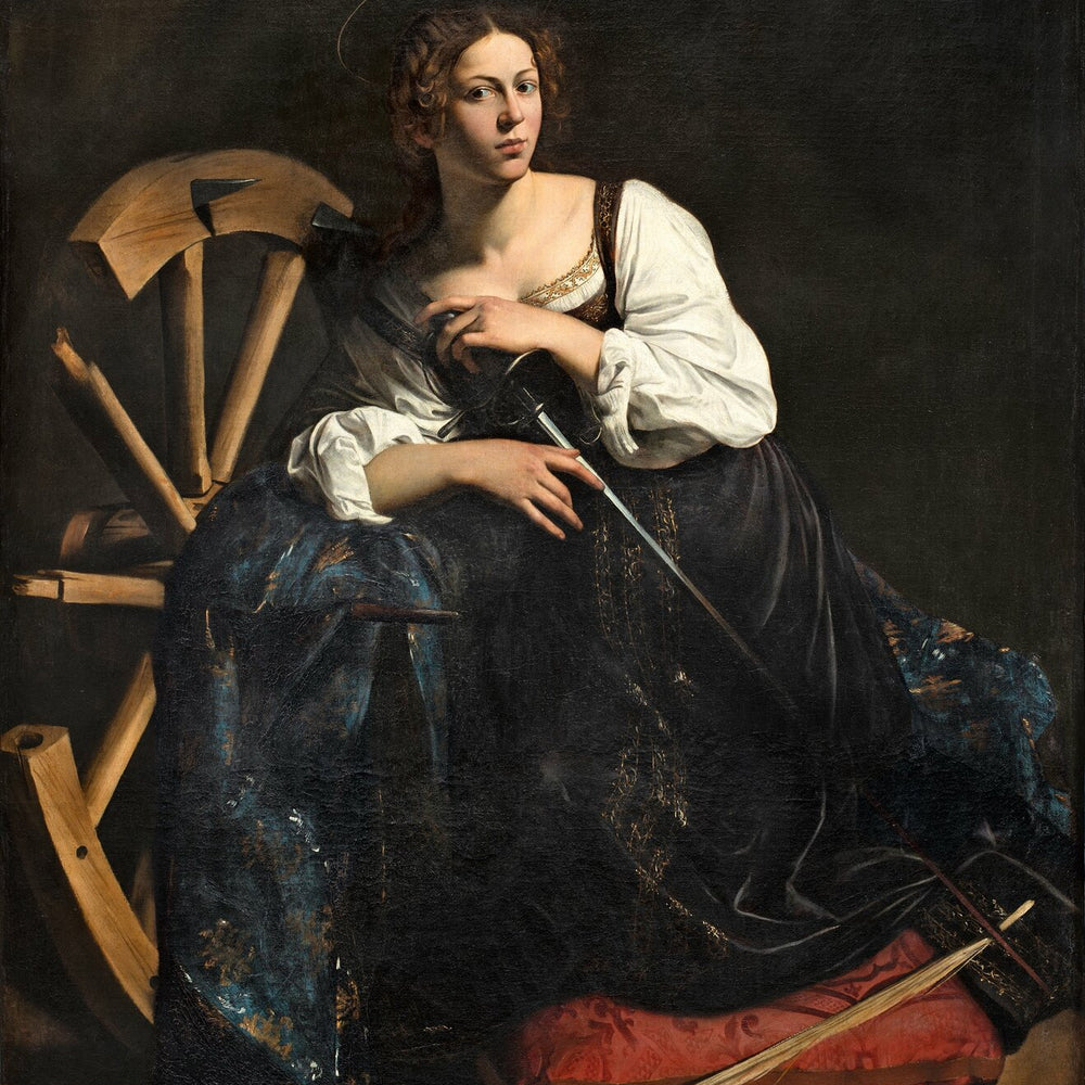 Caravaggio: Santa Catalina de Alejandría, c.1598