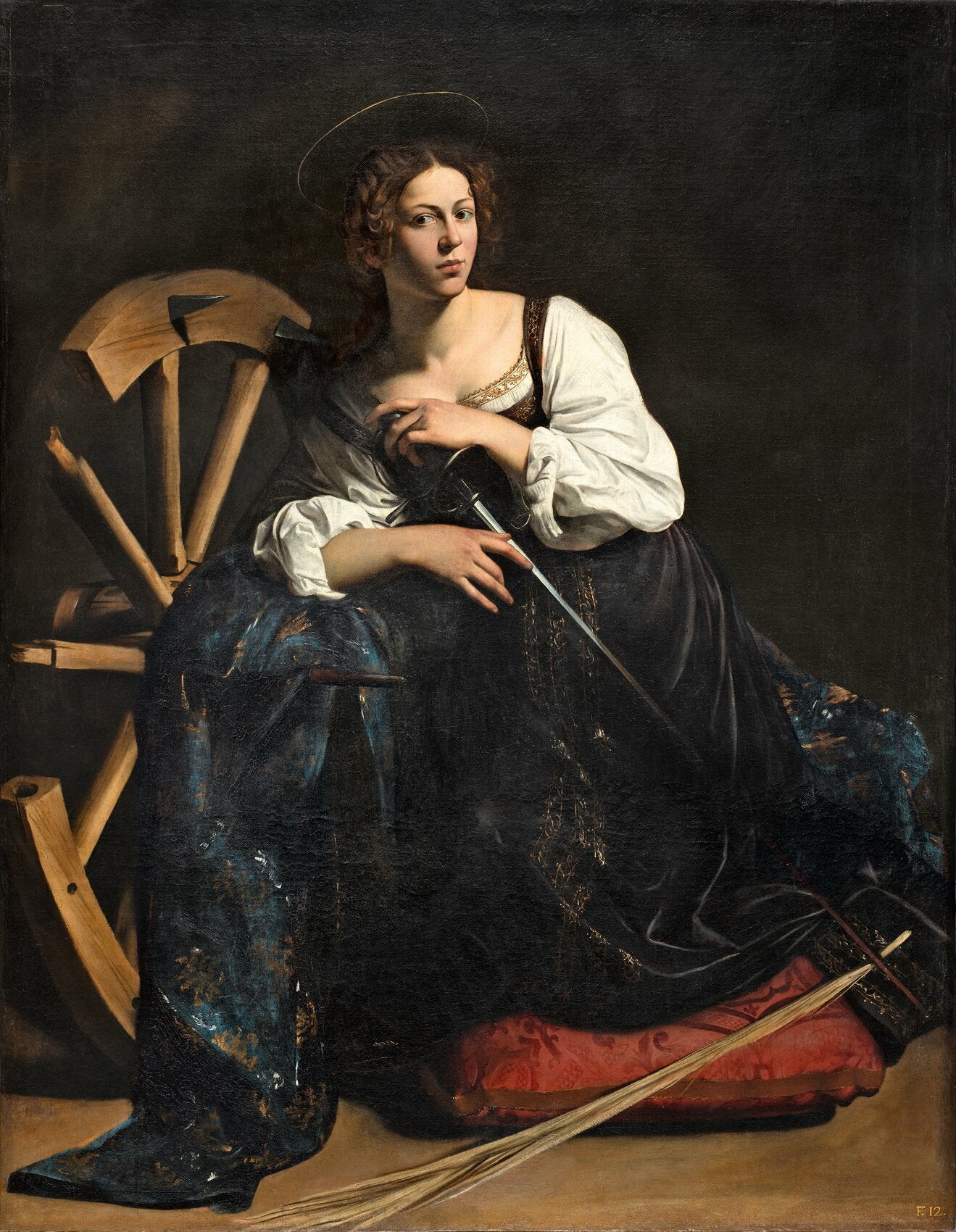 Caravaggio: Santa Catalina de Alejandría, c.1598