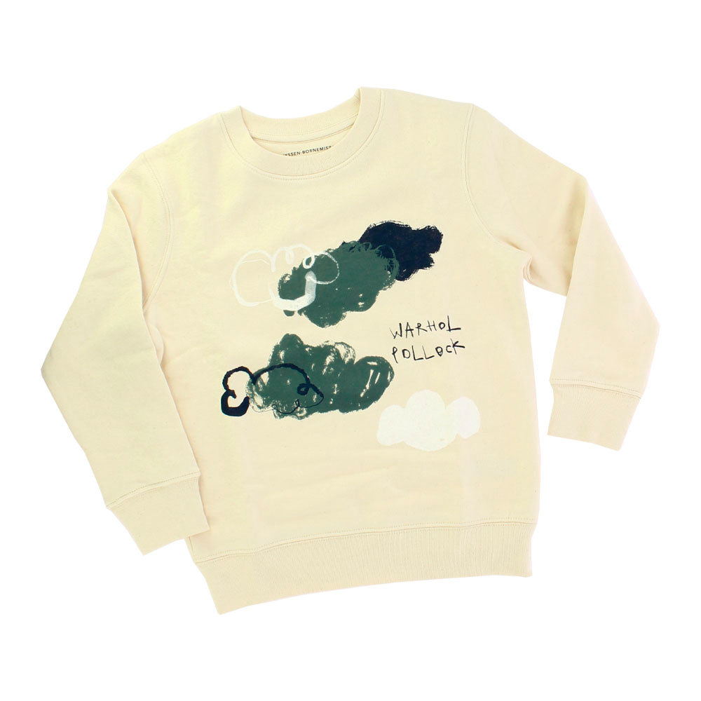 Sudadera diseño nubes Warhol Pollock