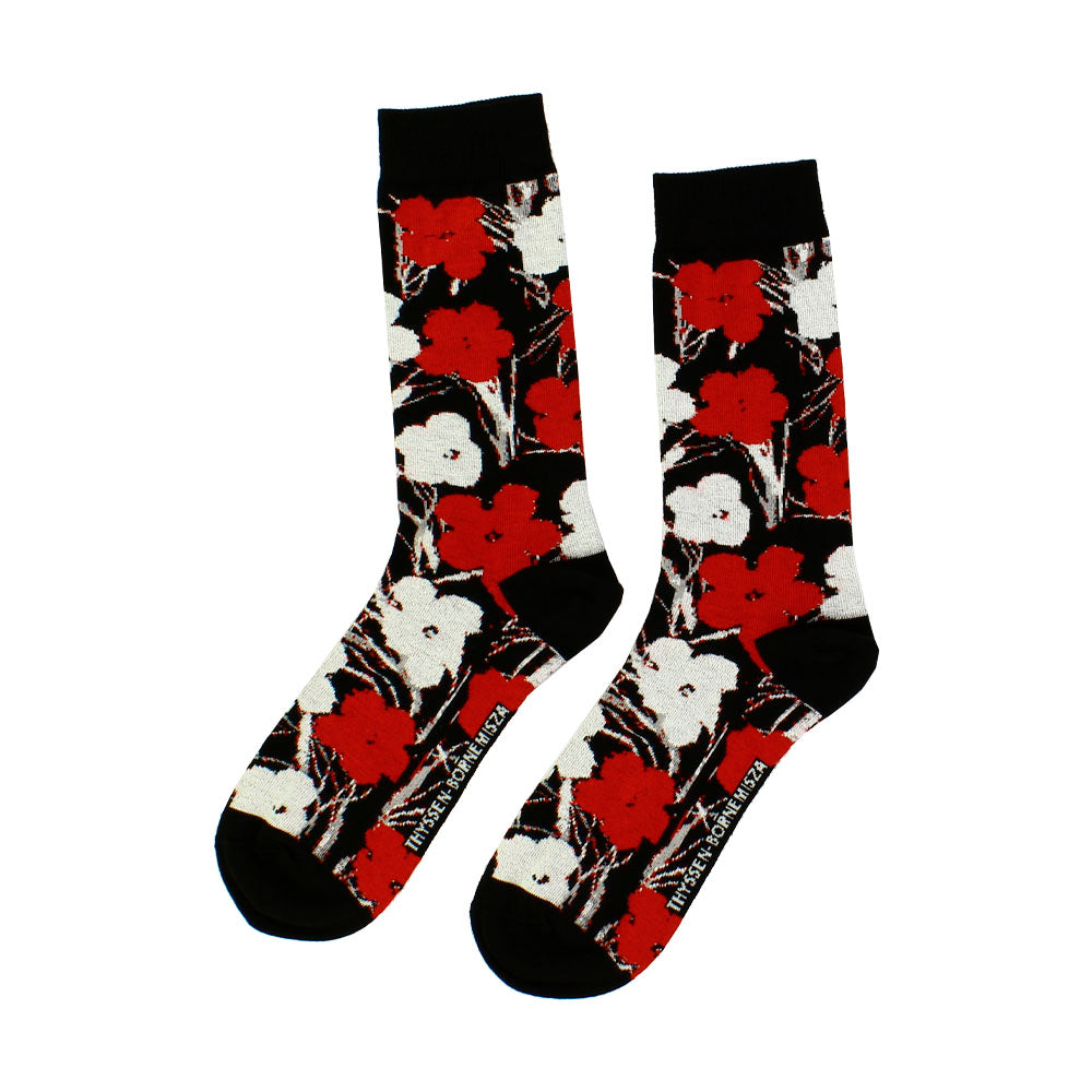 Calcetines flores Warhol