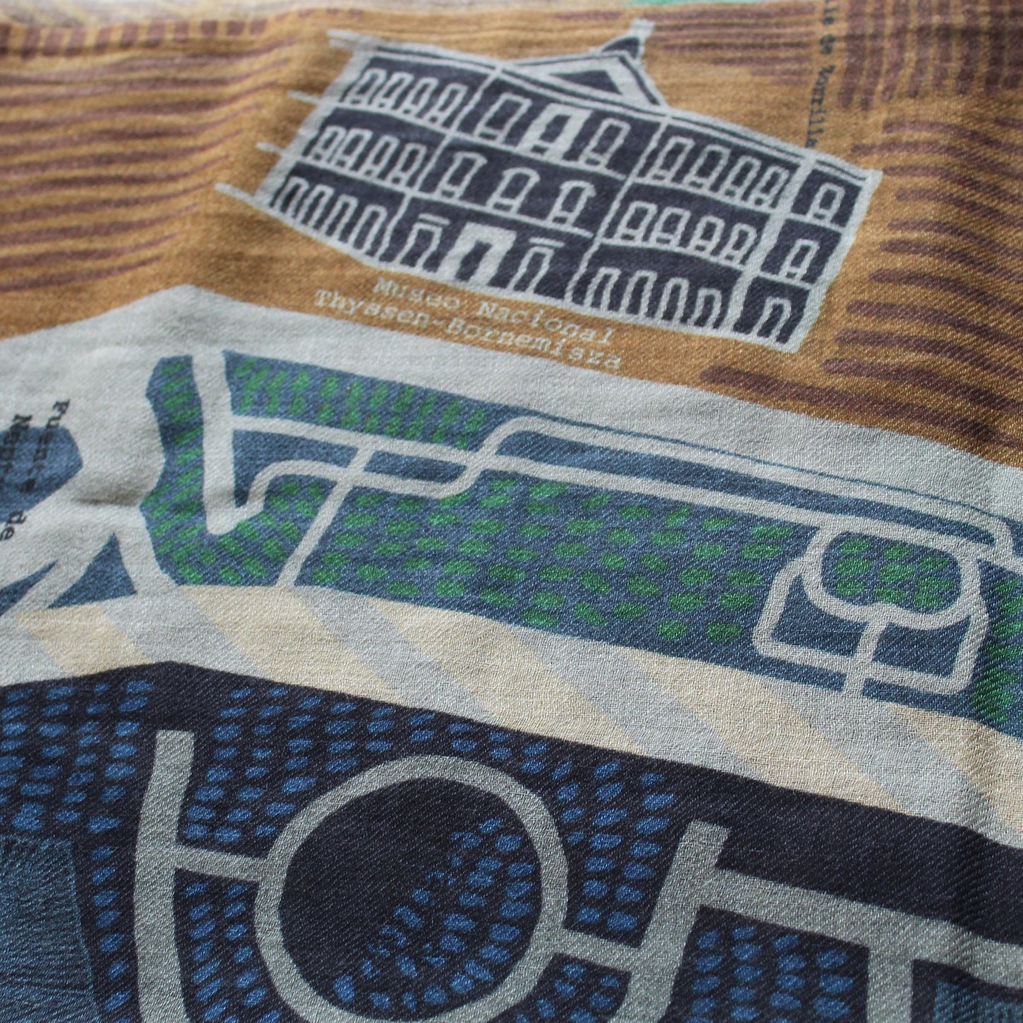 
                  
                    Green Art Walk scarf
                  
                