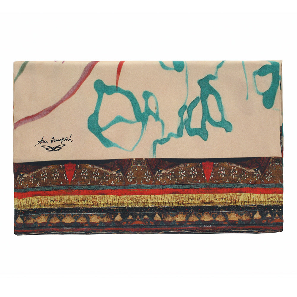 
                  
                    Maestro de la Magdalena x Ana Zaragozá silk scarf
                  
                