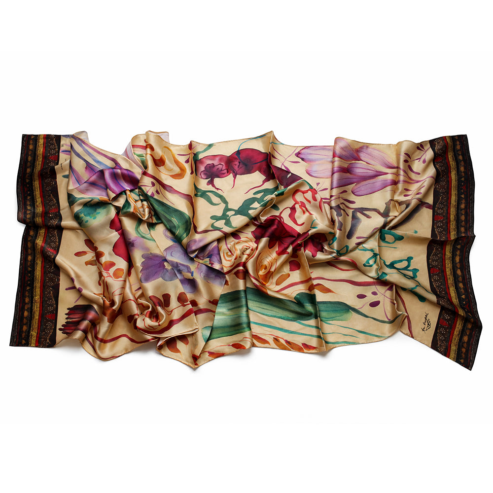 
                  
                    Maestro de la Magdalena x Ana Zaragozá silk scarf
                  
                