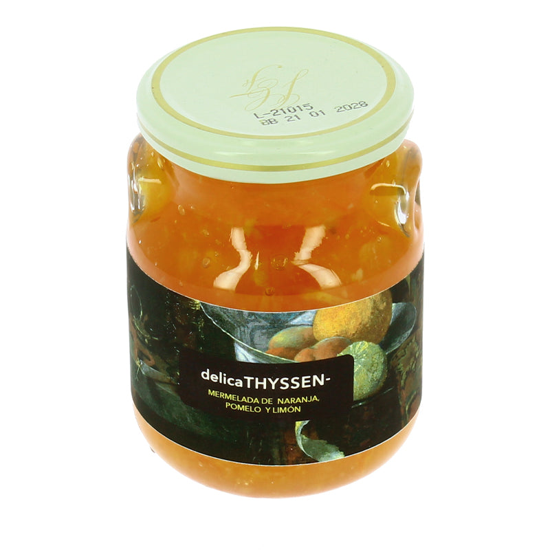 Mermelada de naranja, pomelo y limón
