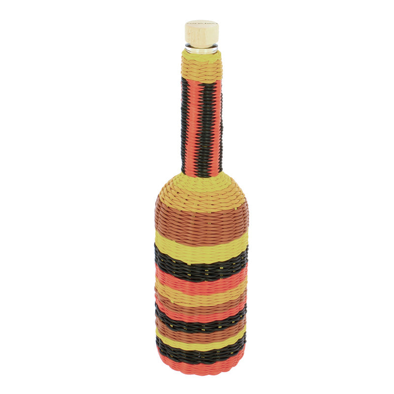 Botella de vidrio reciclado marrón Delaunay