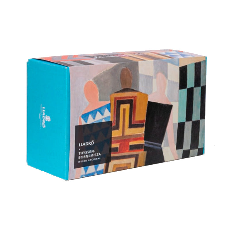 
                  
                    Woman I: Delaunay x Lladró Porcelain bottle and cup
                  
                