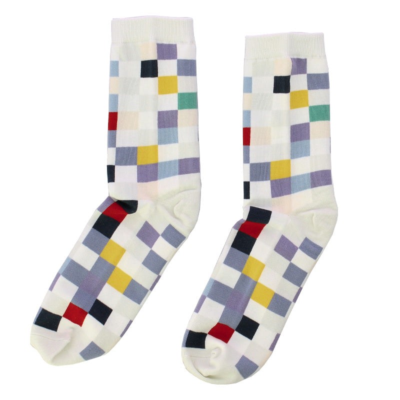 Calcetines cuadros Schwitters