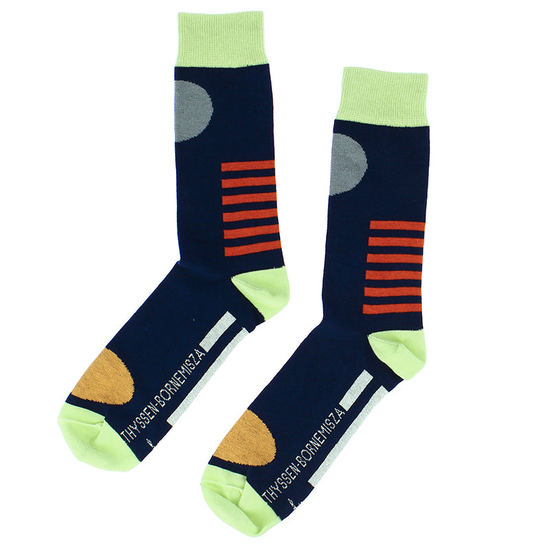 Calcetines azules Delaunay x Peseta