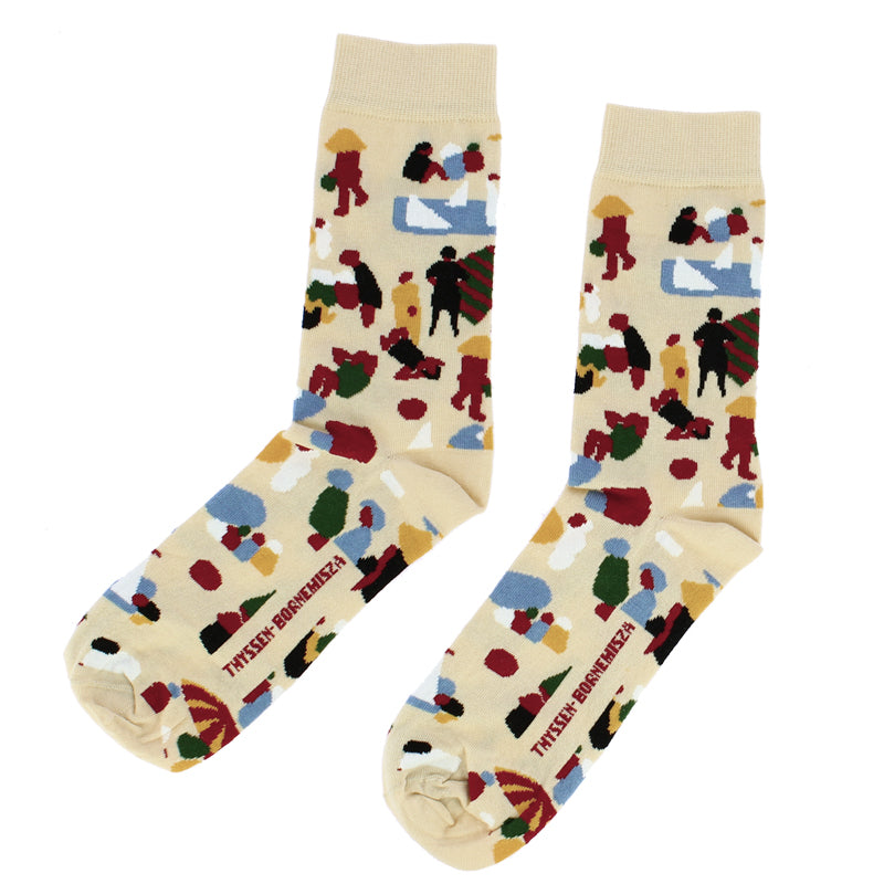 Calcetines Bañistas en la playa
