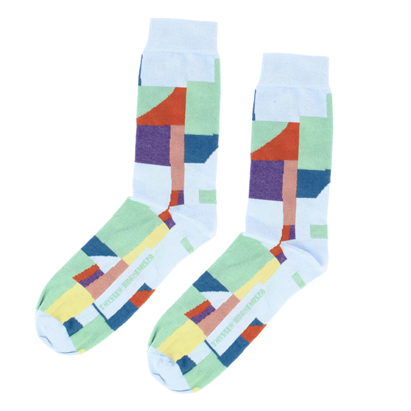 Simutaneous Contrast Socks