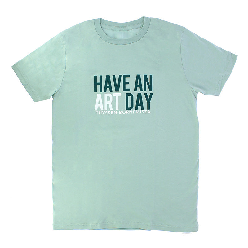 Camiseta verde Have an art day