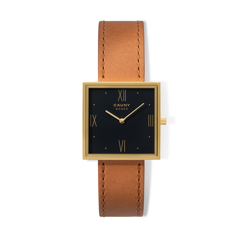 Reloj Cauny x Moneo correa marrón