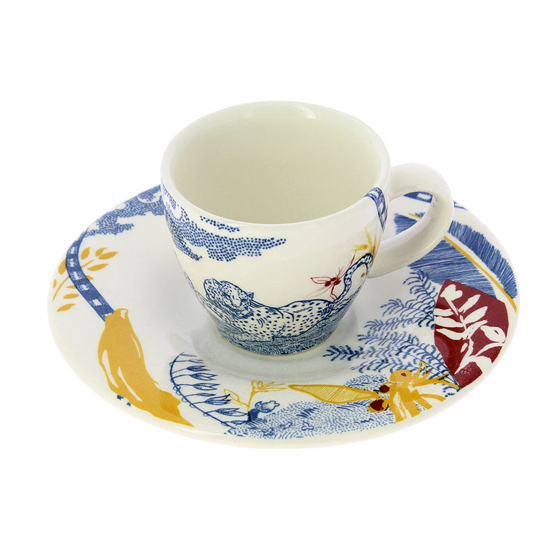 Set taza de café y platillo La Cartuja x Jardín del Edén