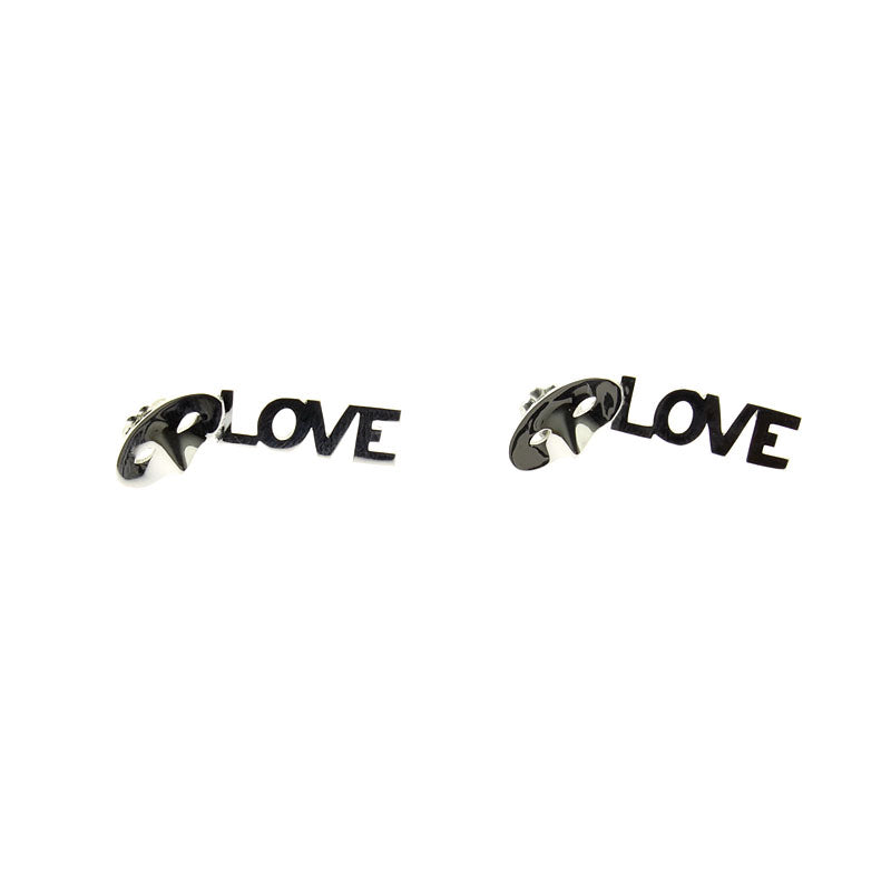 Pendientes de plata Love, Love, Love