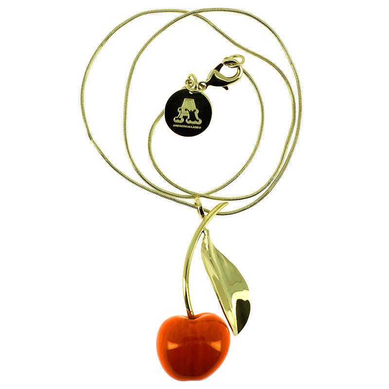 Heem cherry pendant by Andrés Gallardo