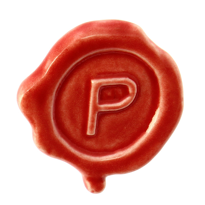 Pin sello letra P Hiperreal
