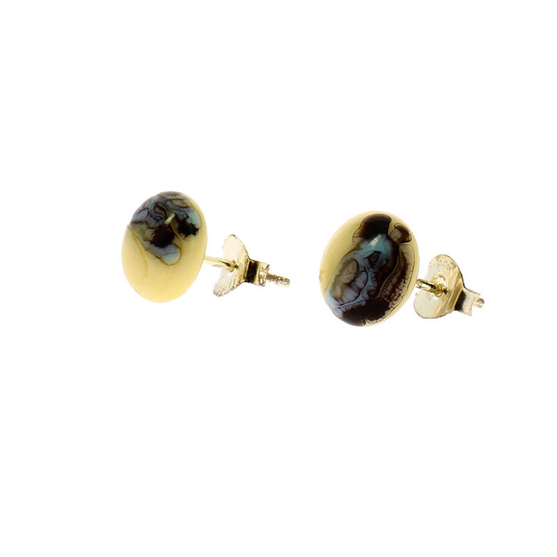 Pendientes de botón Pollock
