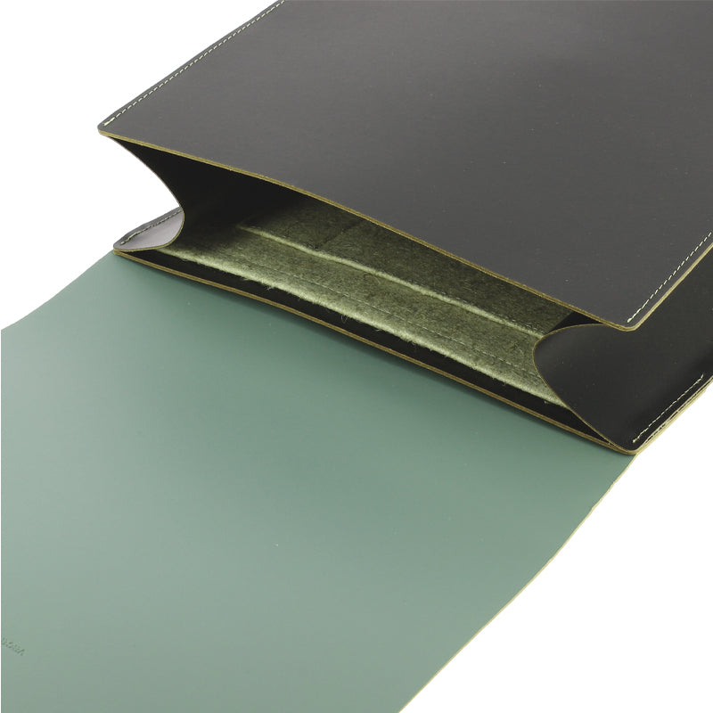 
                  
                    Green and black recycled leather backpack MNTB
                  
                