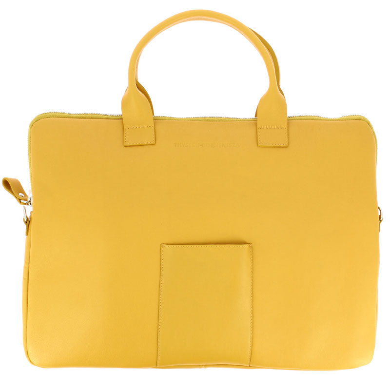 Bolso portátil mostaza MNTB