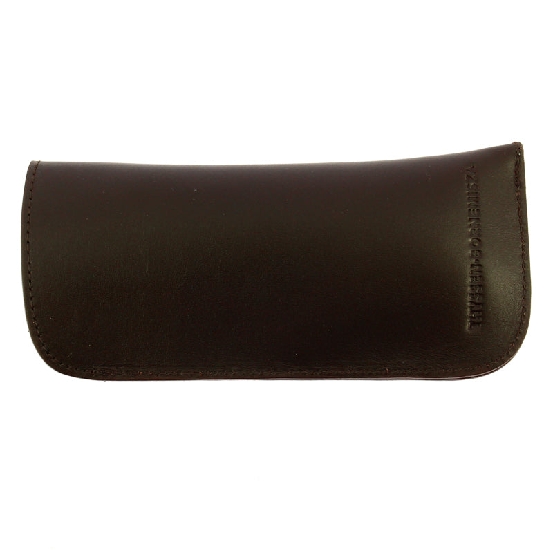 Funda de gafas marrón piel MNTB 