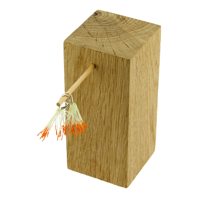 Pendientes Pistilo Naranja plata flores
