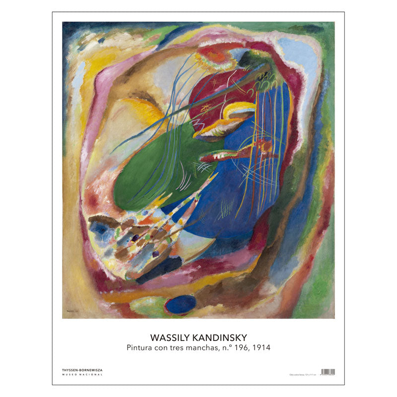 Kandinsky Poster: Painting with Three Stains